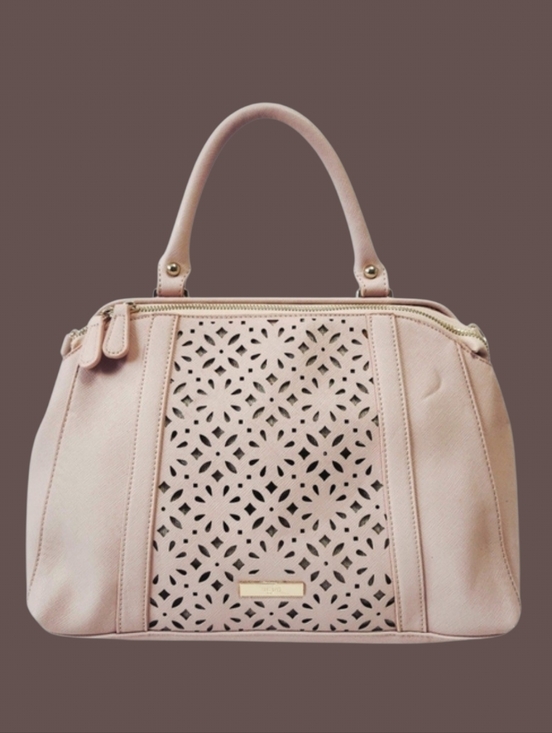 Heys Handbags - Heys Bliss Satchel Handbag Blush Cut Out Floral